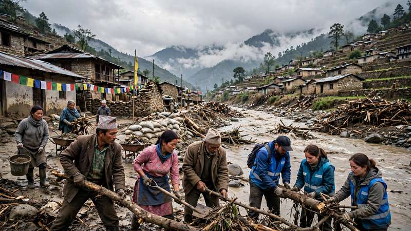 Flash Floods Kill Over 100 in Nepal and China, Caritas Assessing